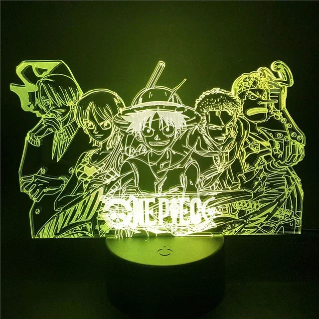 One Piece Anime 3D LED Night Light