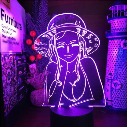 One Piece Anime 3D LED Night Light