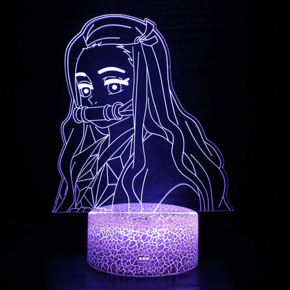 Demon Slayer Anime 3D LED Night Light