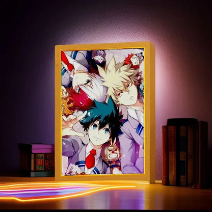 My Hero Academia Anime LED Light Painting Photo Frame