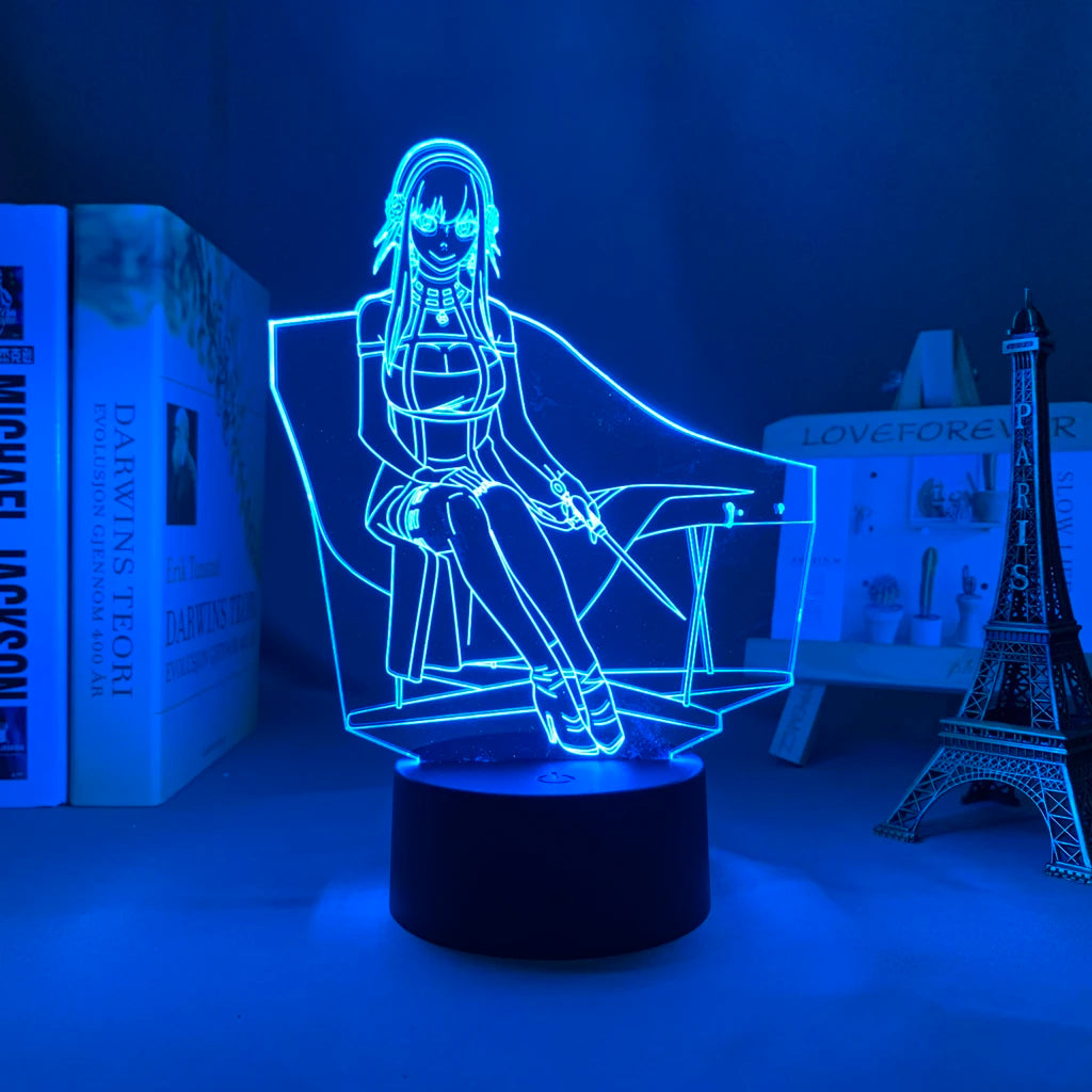 Spy X Family Anime 3D LED Night Light