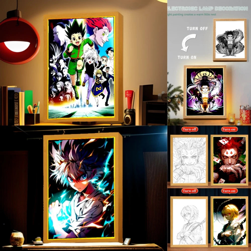 Hunter × Hunter Anime LED Light Painting Frame