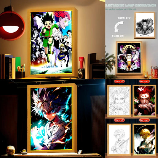 Hunter × Hunter Anime LED Light Painting Frame