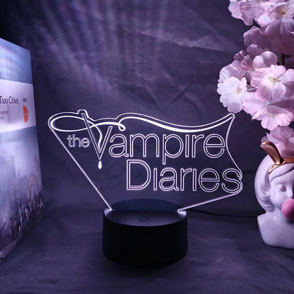 The Vampire Diaries 3D LED Night Light