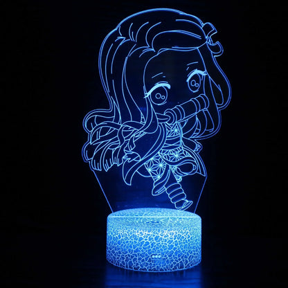 Demon Slayer Anime 3D LED Night Light