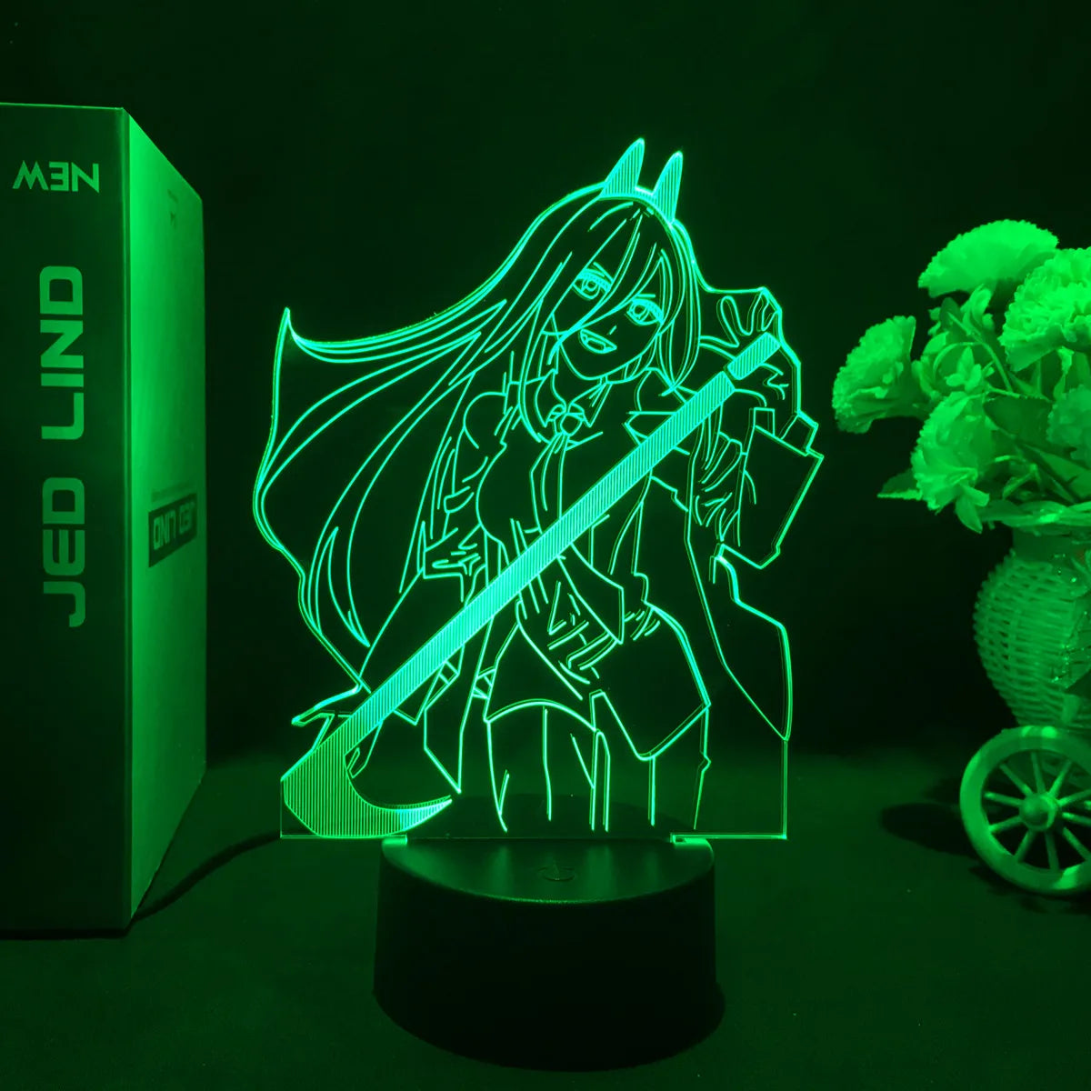 Chainsaw Man Anime 3D LED Night Light