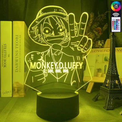One Piece Anime 3D LED Night Light