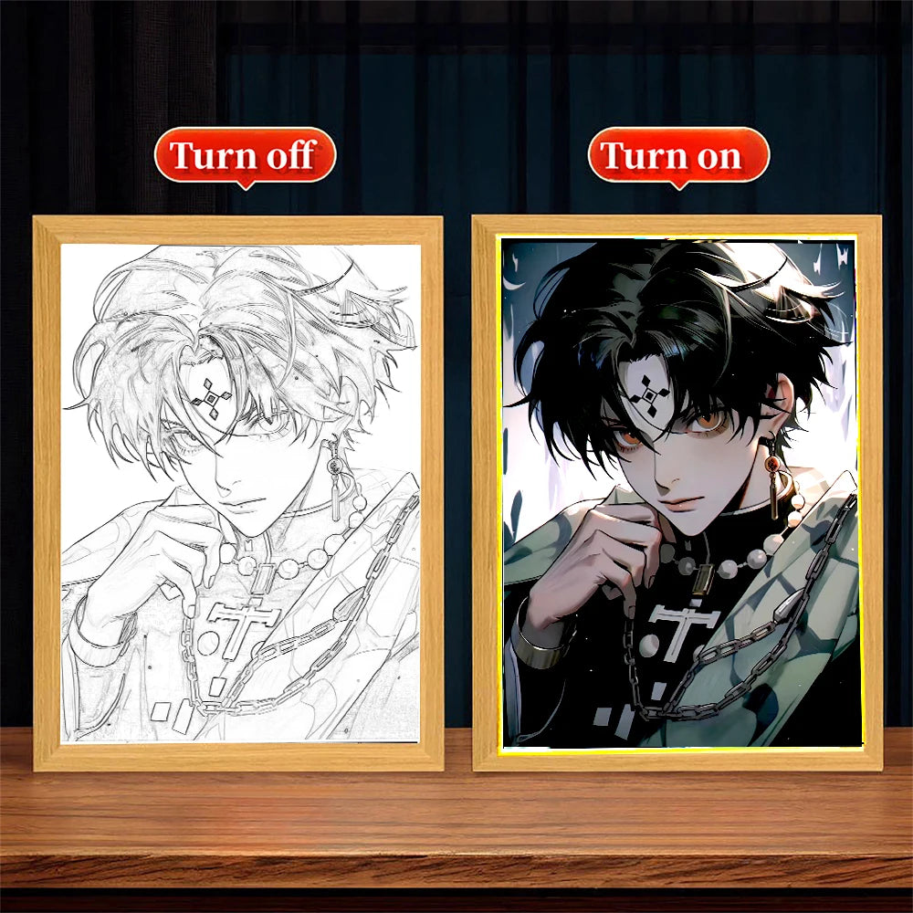 Hunter × Hunter Anime LED Light Painting Frame