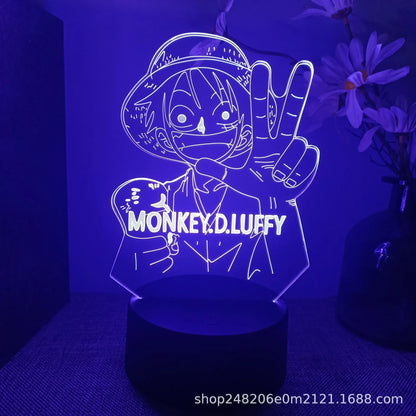 One Piece Anime 3D LED Night Light