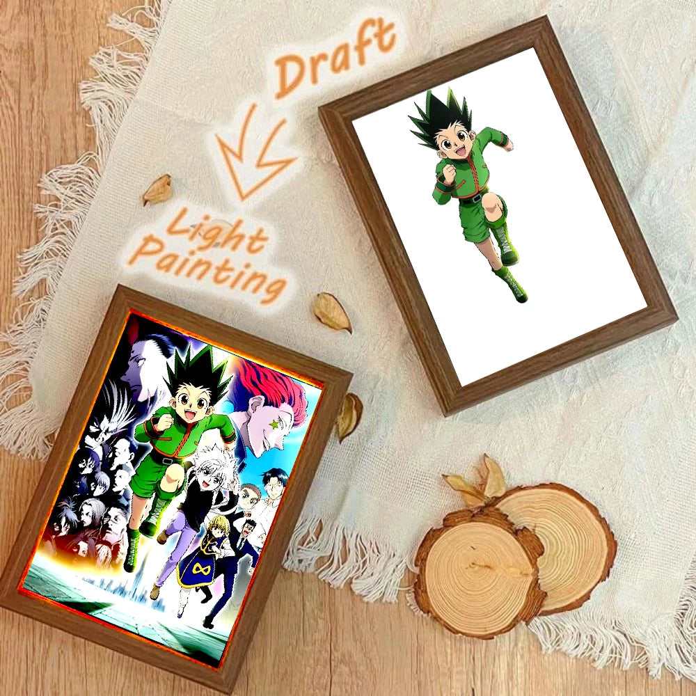 Hunter × Hunter Anime LED Light Painting Frame