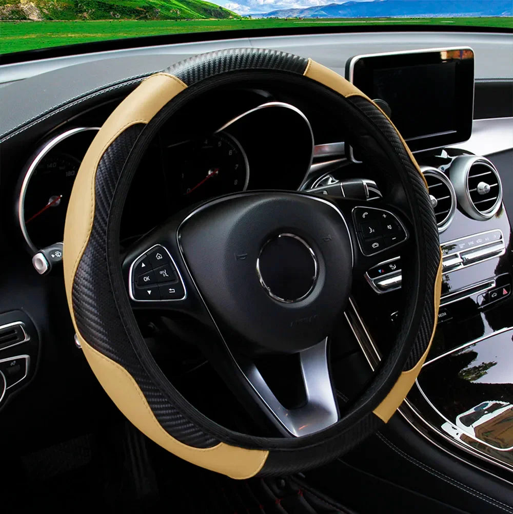 Carbon Fibre Steering Wheel Cover