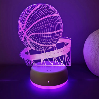 Basketball 3D LED Night Light