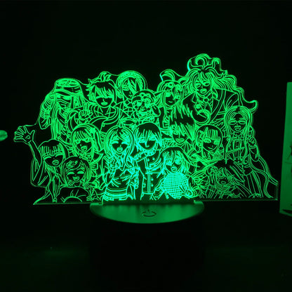 Danganronpa Anime 3D LED Night Light