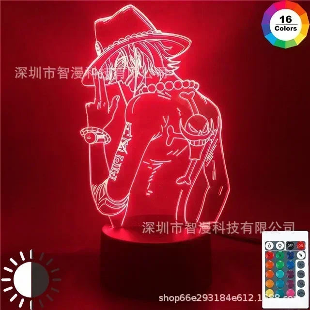 One Piece Anime 3D LED Lamp