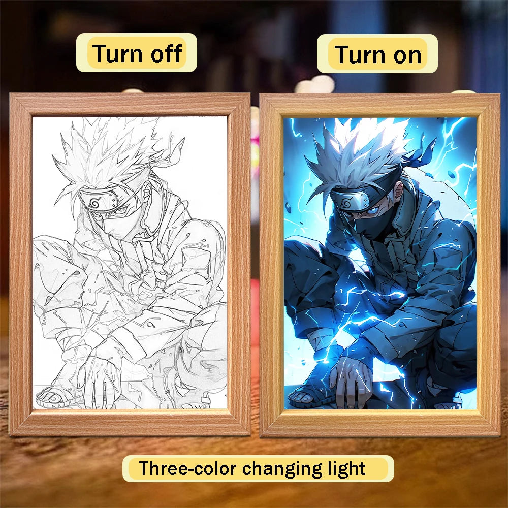 Naruto Anime LED Light Painting