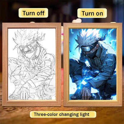 Naruto Anime LED Light Painting
