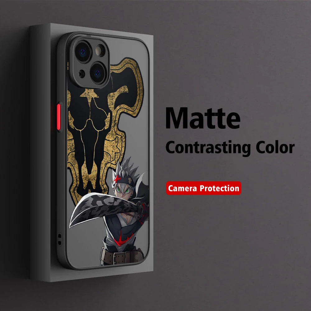 Black Clover Anime Phone Case