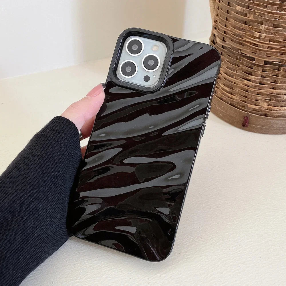 Luxury 3D Wavy Silicone Phone Case