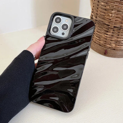 Luxury 3D Wavy Silicone Phone Case