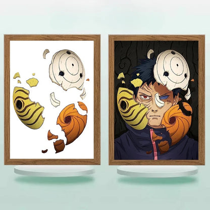 Naruto Anime LED Light Painting