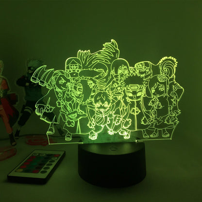 Naruto anime 3D LED Night Light