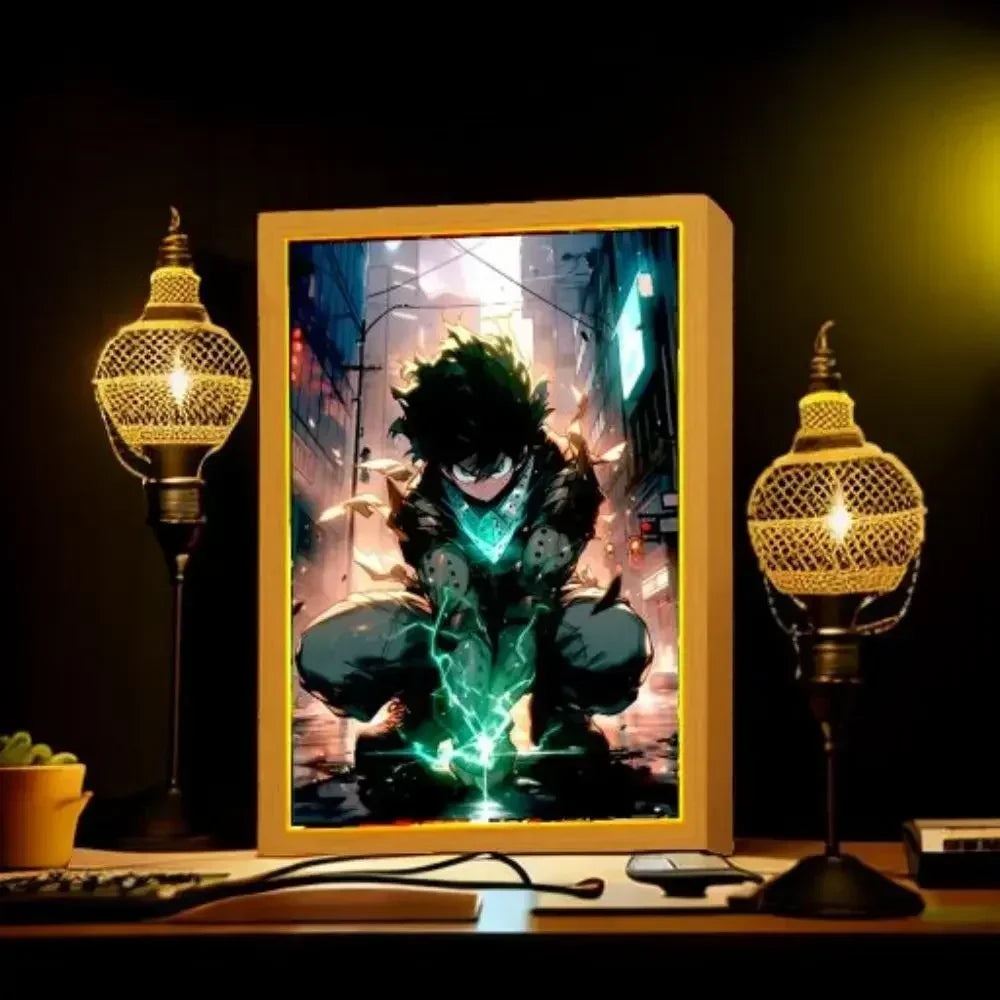 My Hero Academia Anime LED Light Painting Photo Frame