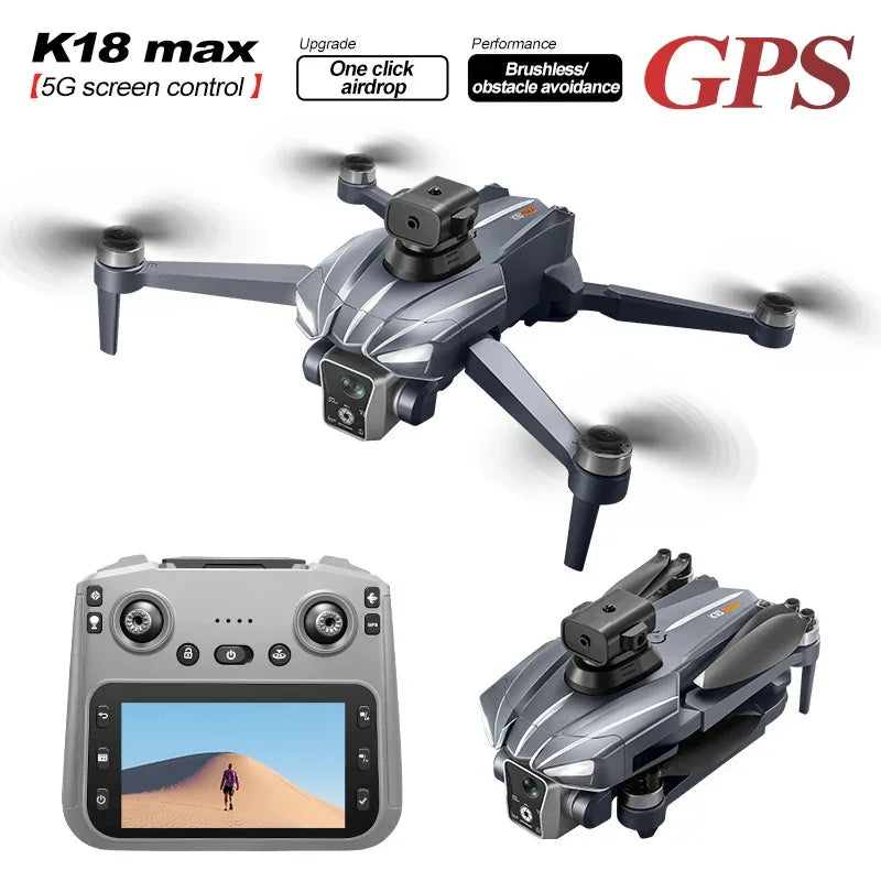 4K 2025 K18MAX Professional Drone