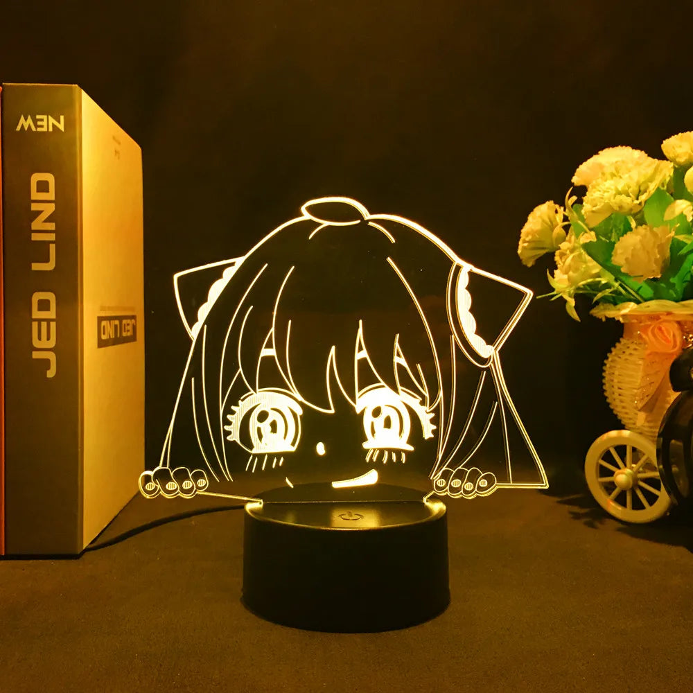 Spy X Family Anime 3D LED Night Light