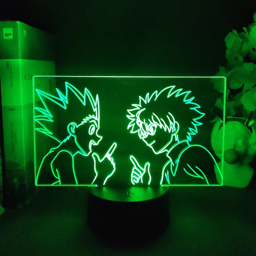 Hunter x Hunter Anime- Gon x Killua 3D LED Night Light