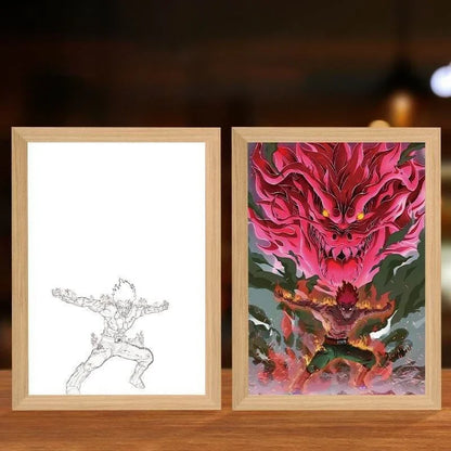 Naruto Anime LED Light Painting