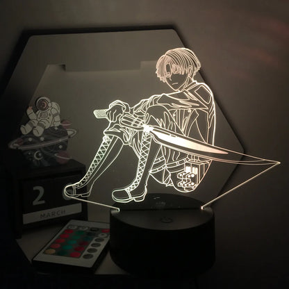 Attack on Titan 3D LED Night Lamp