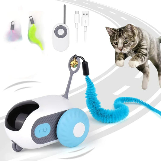 Smart Cat Toy Car – Remote Control & Automatic