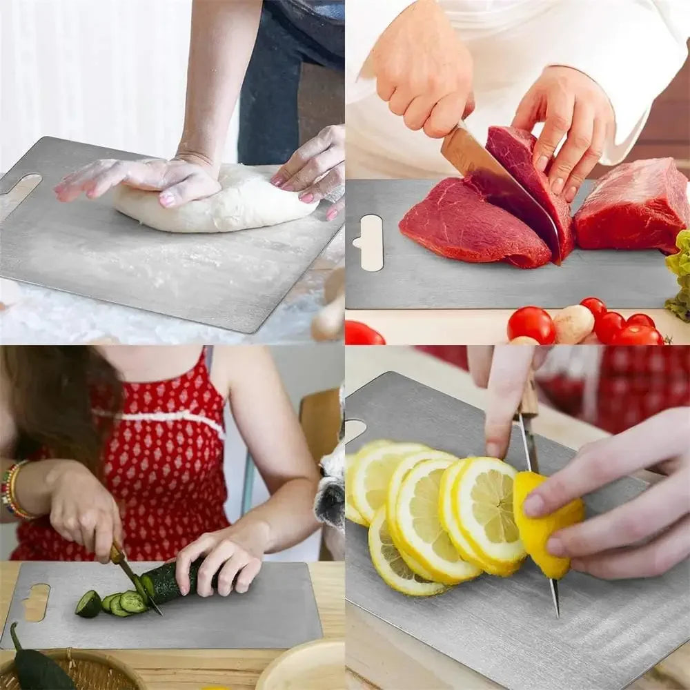 Titanium Stainless Steel Cutting Board - Vélanoworld