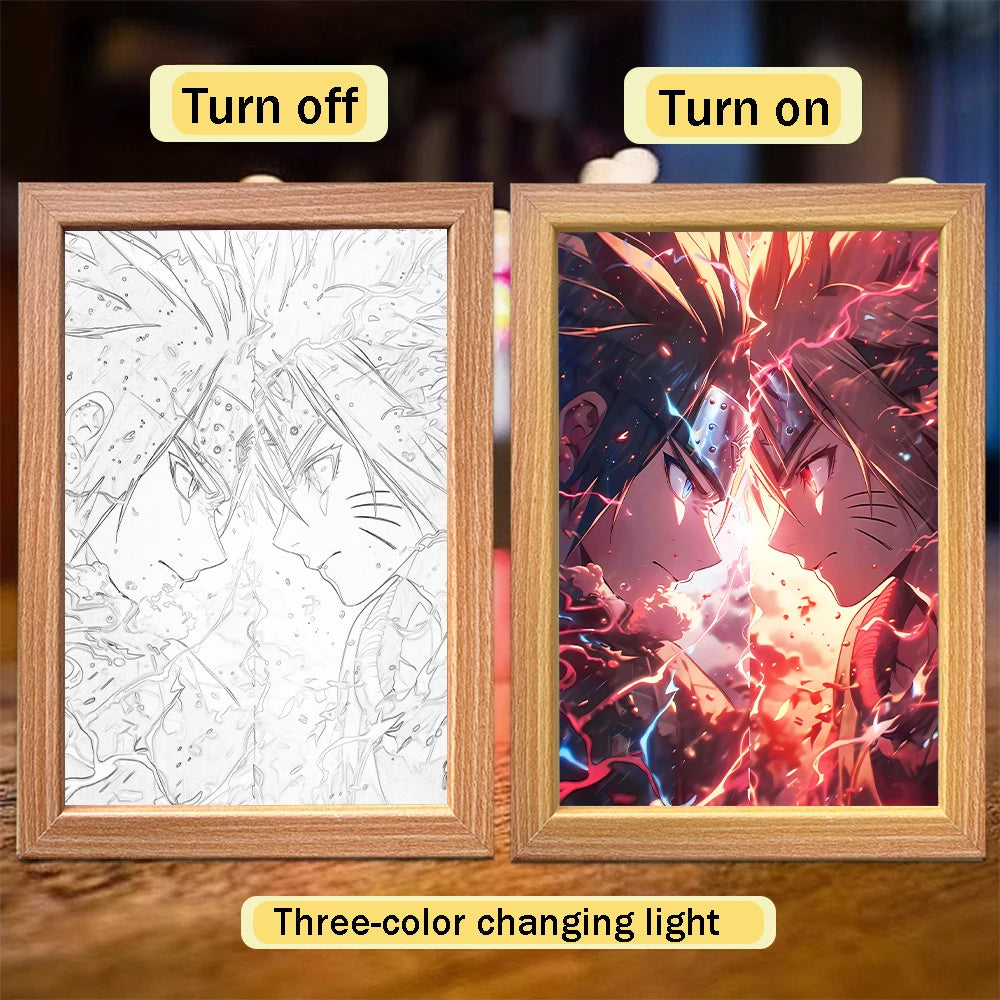 Naruto Anime LED Light Painting