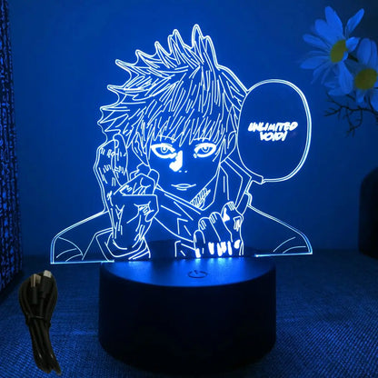 Jujutsu Kaisen 3D LED Anime Lamp