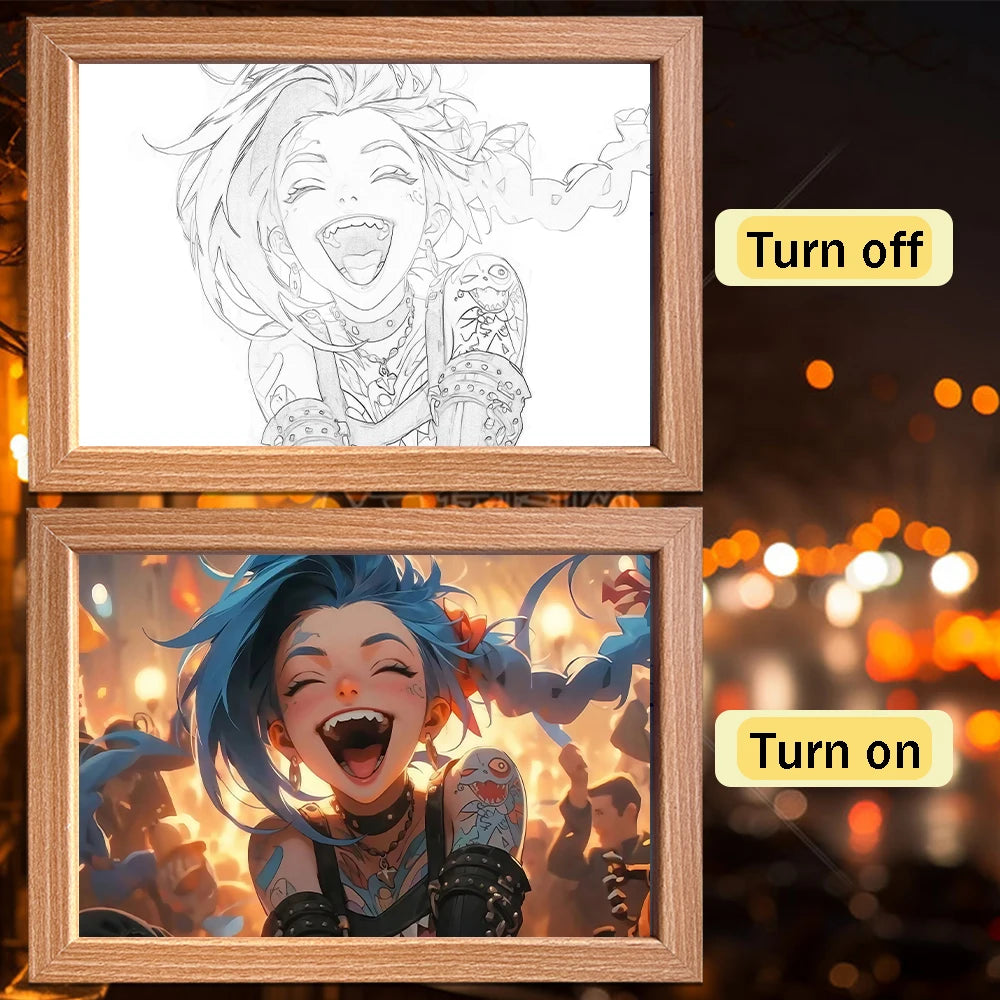 League of Legends LED Photo Frame Night Light