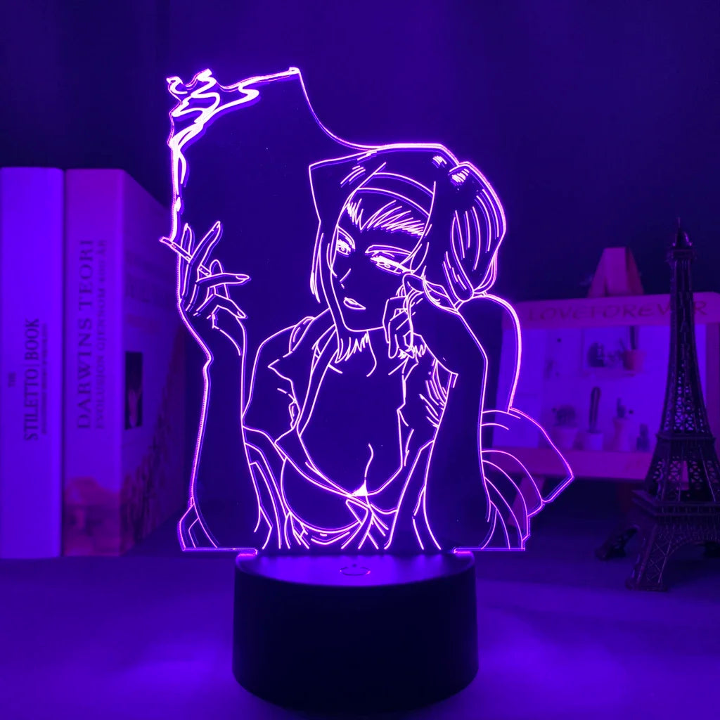 Cowboy Bebop Anime 3D LED Night Light
