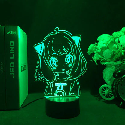 Spy X Family Anime 3D LED Night Light