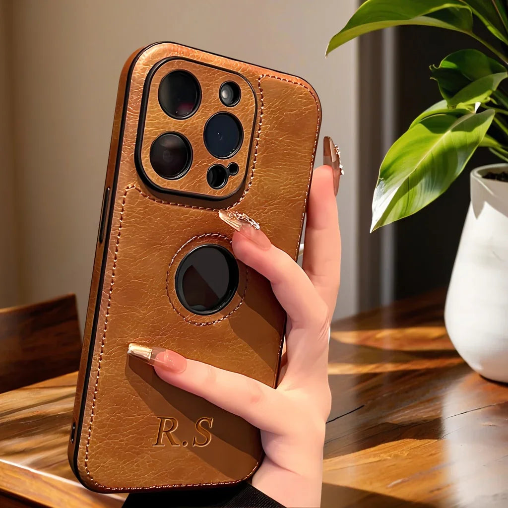 Personalised Faux Leather Phone Case - Vélanoworld