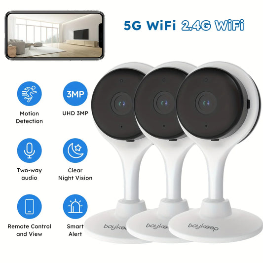 Triple Set Indoor Wireless Cameras