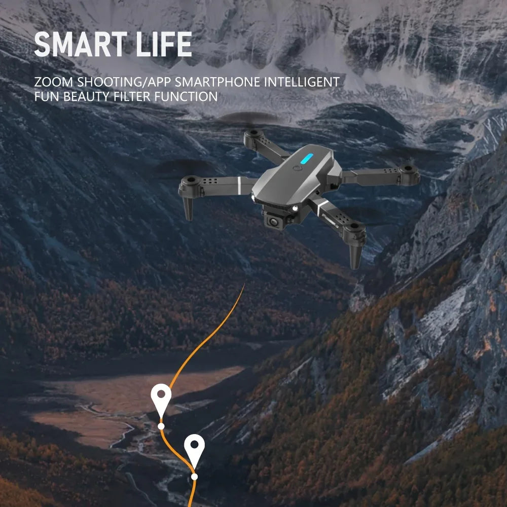 2K FACEGLE Dual Camera Mini Drone