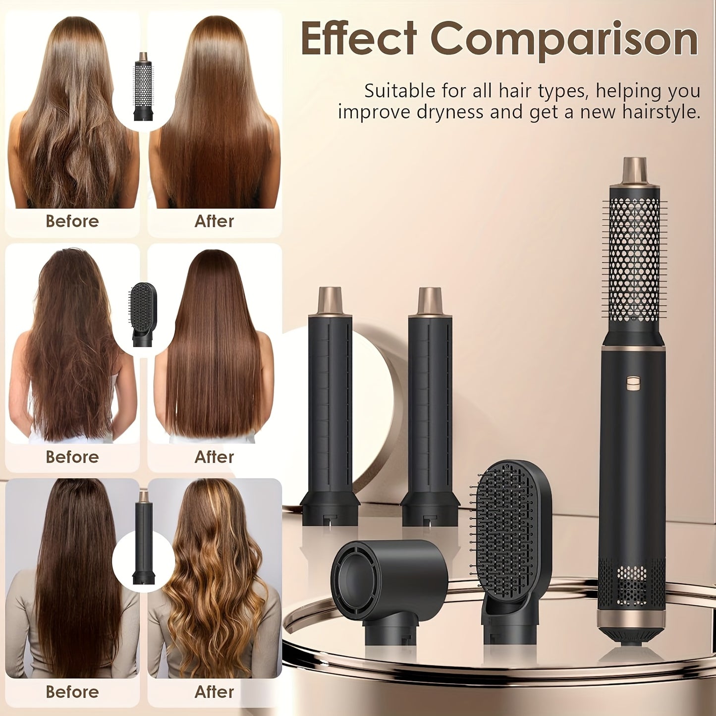 5-in-1 Hot Air Brush & Curling Wrap