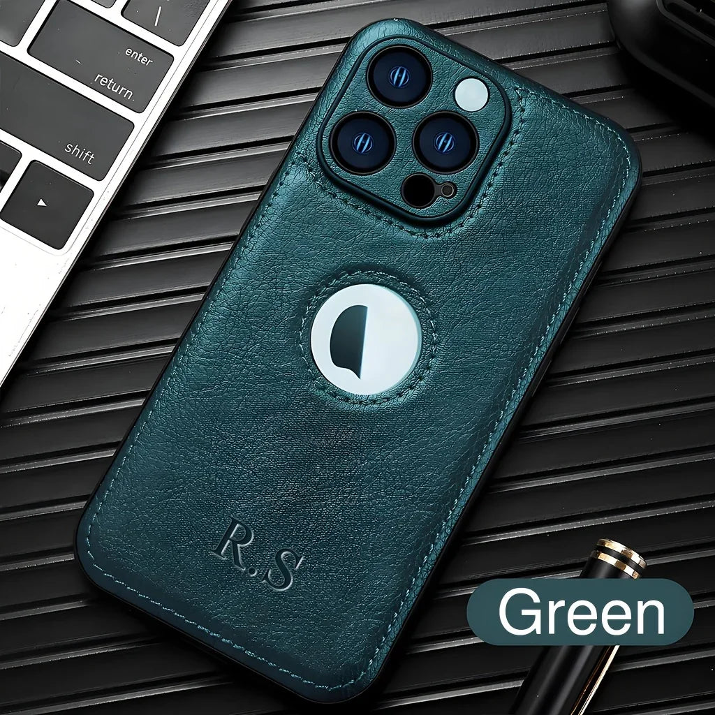 Personalised Faux Leather Phone Case - Vélanoworld