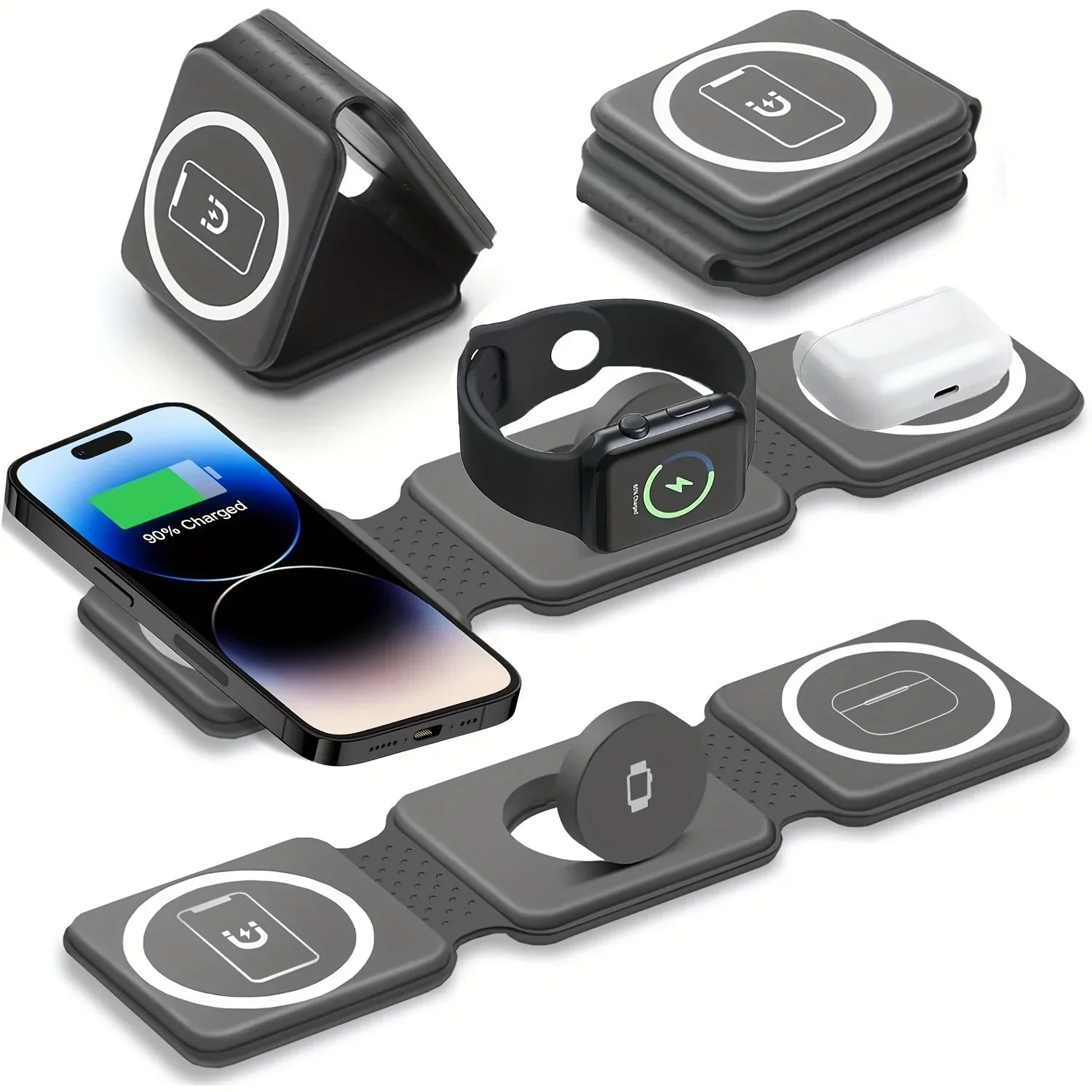 Foldable Wireless Magnetic USB Charging Adapter - Vélanoworld