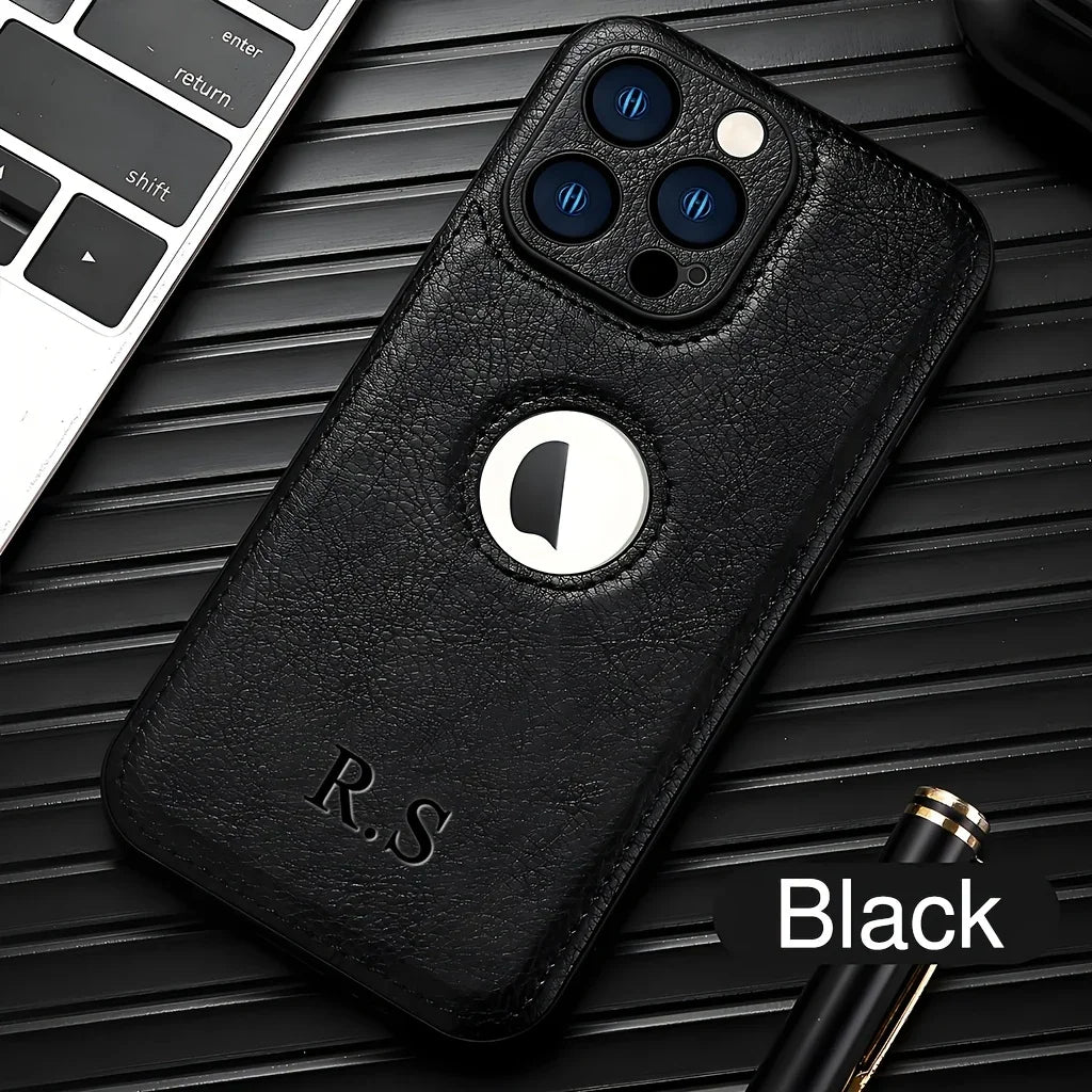 Personalised Faux Leather Phone Case - Vélanoworld