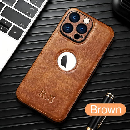 Personalised Faux Leather Phone Case - Vélanoworld